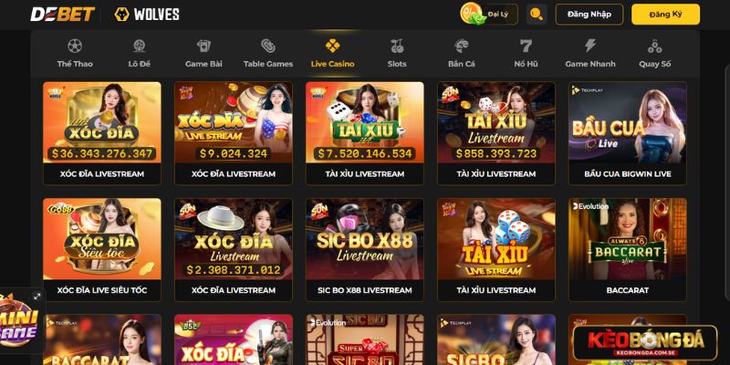 DEBET được biết đến là một cổng game uy tín trên thị trường cá cược trực tuyến Việt Nam DEBET được biết đến là một cổng game uy tín trên thị trường cá cược trực tuyến Việt Nam