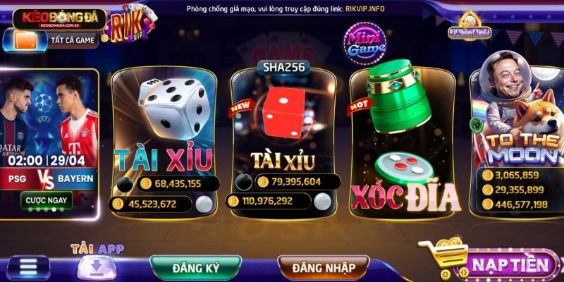 RIKVIP - cổng game giải trí được yêu thích hàng đầu hiện nay