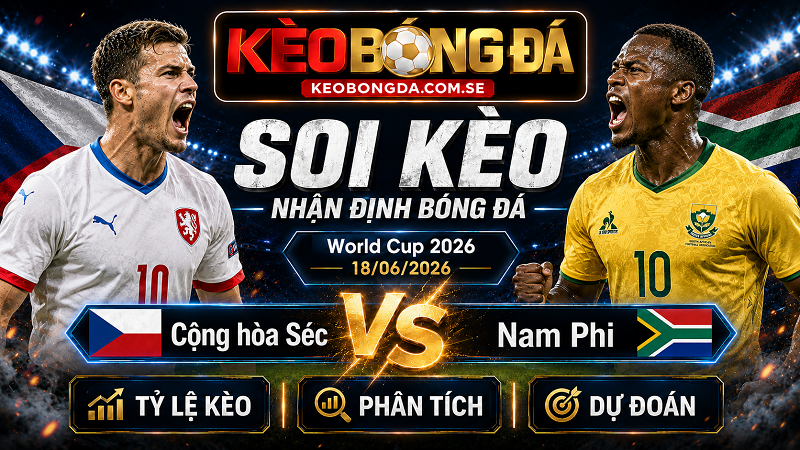 Đội hình dự kiến trước trận Cộng hòa Séc và Nam Phi
